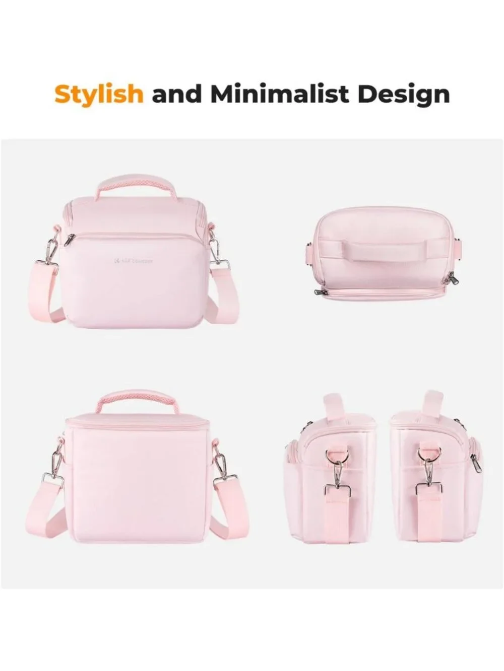 Compact Crossbody Camera Sling Bag - Small DSLR/SLR Photography Case for Travel